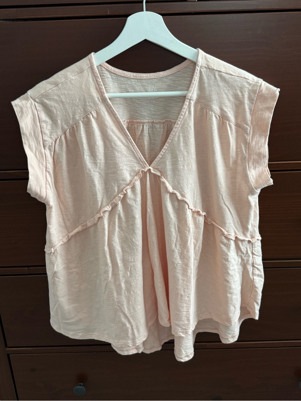 Tiered Cap Sleeved Crop Top